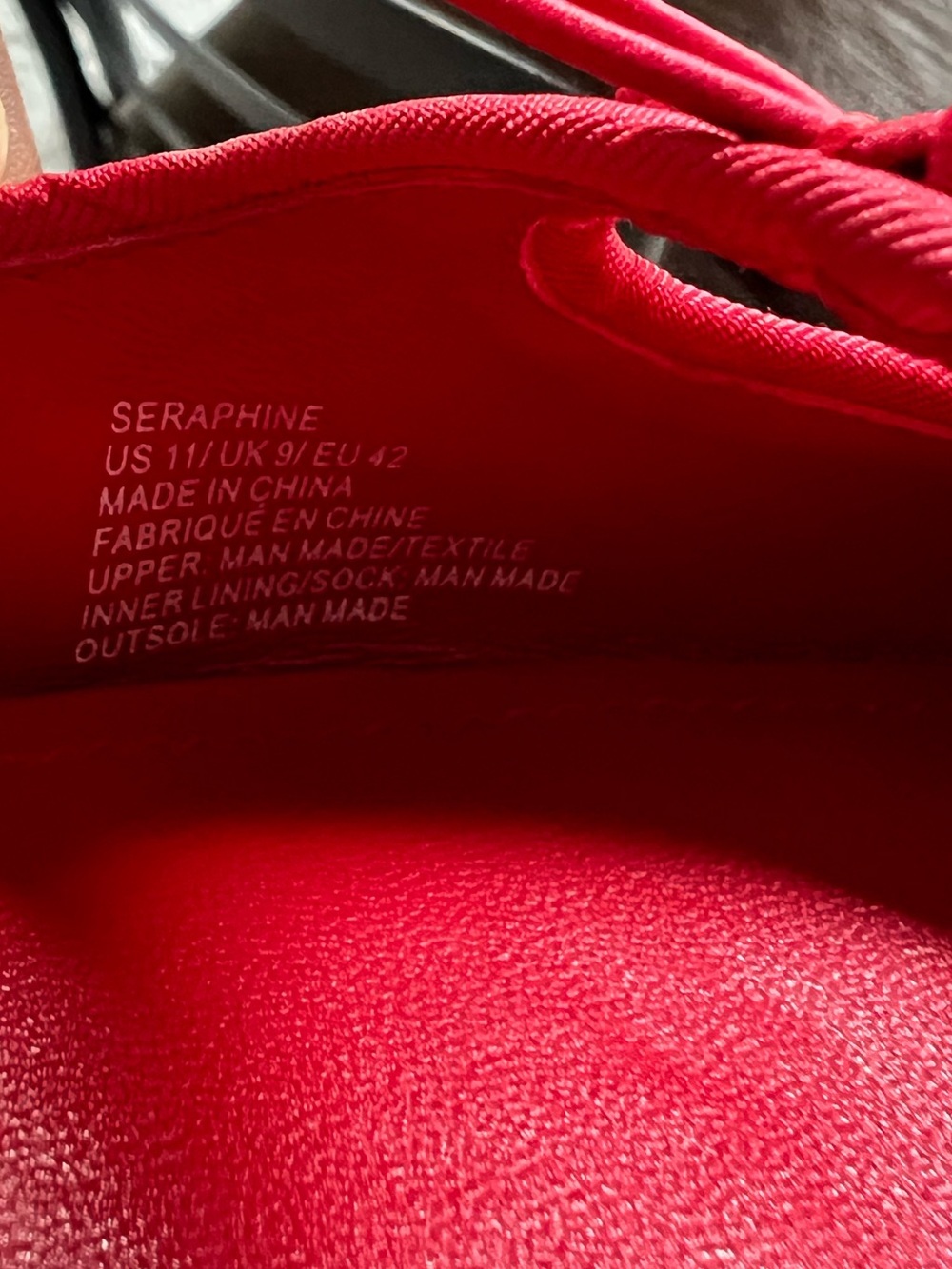 Seraphine Red Square-Toe Slip-On Mules with Bow Detail - Picture 3 of 7